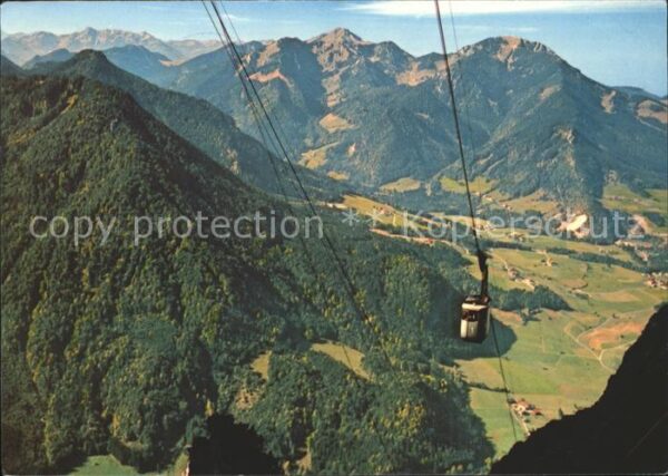 Ruhpolding Rauschbergbahn Bergbahn Alpenpanorama