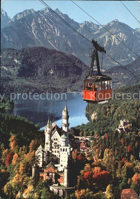 Schwangau Tegelbergbahn Königsschlösser Neuschwan