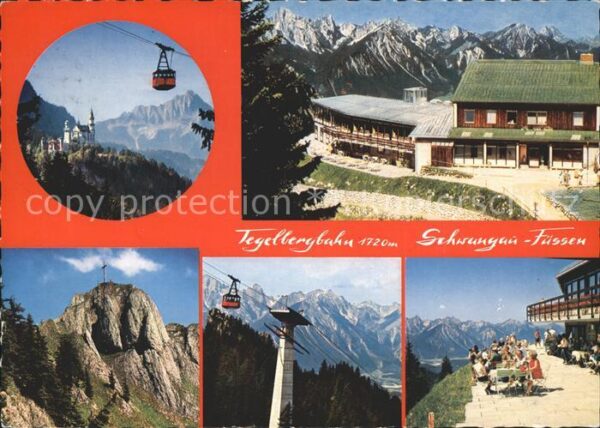 Schwangau Tegelbergbahn Bergrrestaurant Schloss N