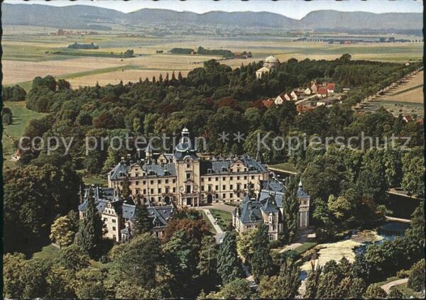 Bueckeburg Schloss Fliegeraufnahme