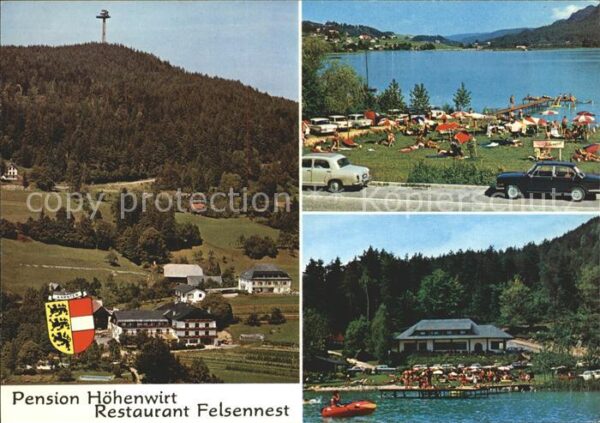 Keutschach See Pension Höhenwirt Restaurant Felsennest