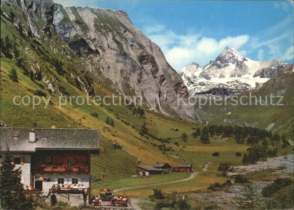 Kals Grossglockner Lucknerhaus Panorama Ködnitztal gegen G