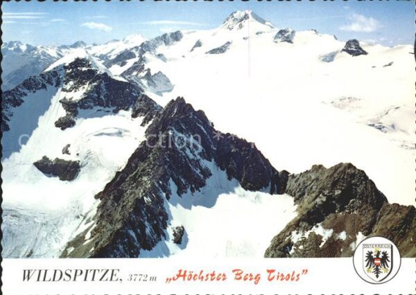 Wildspitze Höchster Berg Tirols Wappen