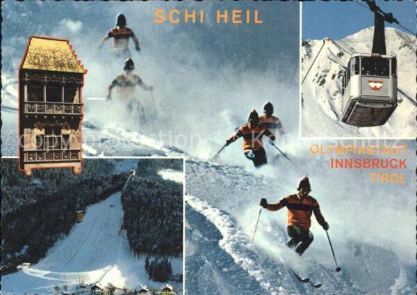 Innsbruck Goldenes Dachl Nordkettenbahn Olympisch