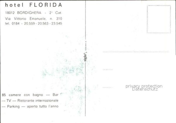 Bordighera Hotel Florida – Bild 2