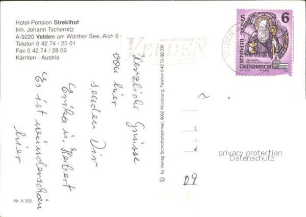 Velden Woerthersee Hotel Pension Streklhof Hallenbad – Bild 2