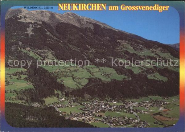 Neukirchen Grossvenediger Fliegeraufnahme Nationalpark Hohe Tauer