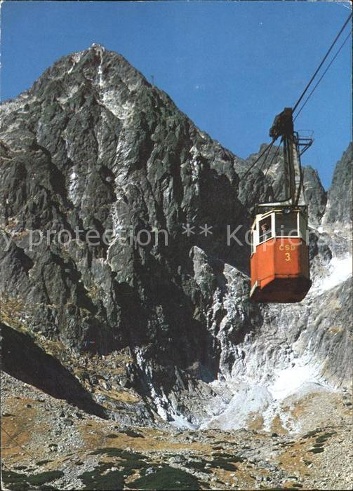 Hohe Tatra Visuta lanovka z Tatranskej Lomnice Ska