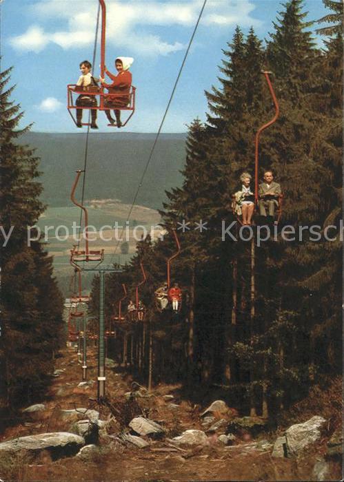 Bischofsgruen Seilschwebebahn am Ochsenkopf Fichtelge