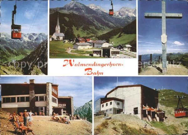 Mittelberg Kleinwalsertal Walmendingerhornbahn Bergbahn Gipfelkre