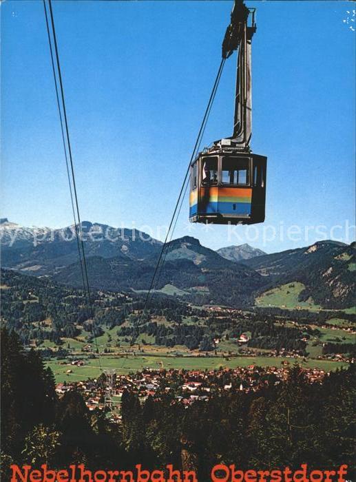 Oberstdorf Nebelhornbahn Panorama Allgäuer Alpen