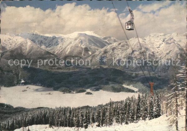 Eibsee Zugspitzbahn Bergbahn Ammergauer Berge