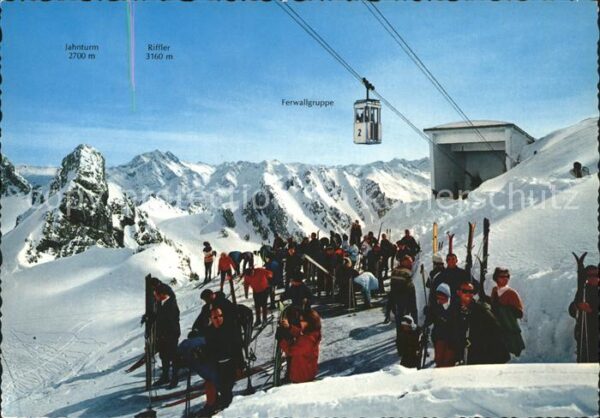 St Anton Arlberg Valluga Grat Bergstation Wintersportpla