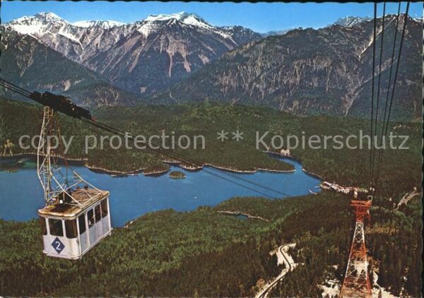 Eibsee Bayerische Zugspitzseilbahn Zugspitze A