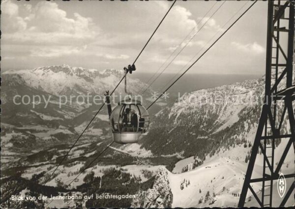Berchtesgaden Panorama Blick von der Jennerbahn Bergb