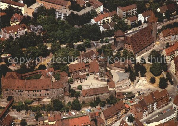 Nuernberg Kaiserburg Fliegeraufnahme