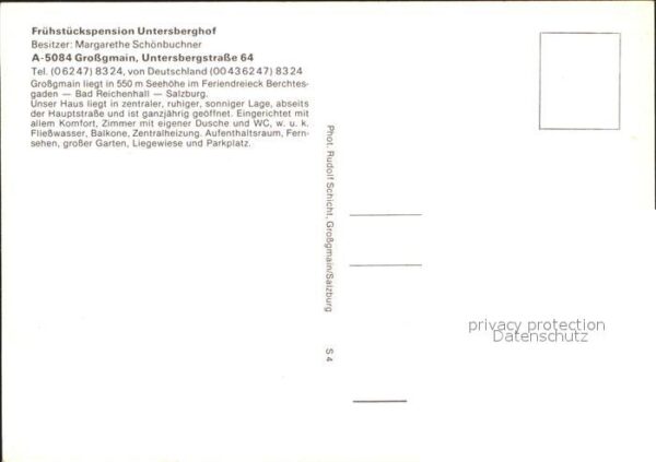 Grossgmain Frühstückspension Untersberghof – Bild 2