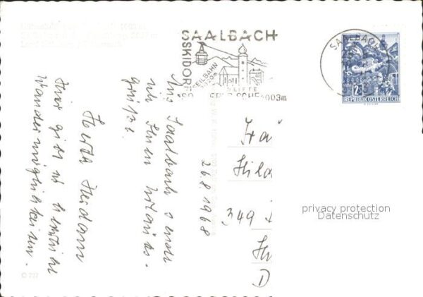 Saalbach-Hinterglemm Panorama Bergbahn Wappen – Bild 2