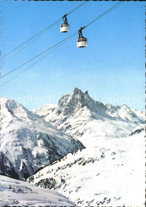 St Anton Arlberg Valluga Bergbahn mit Patteriol Wintersp
