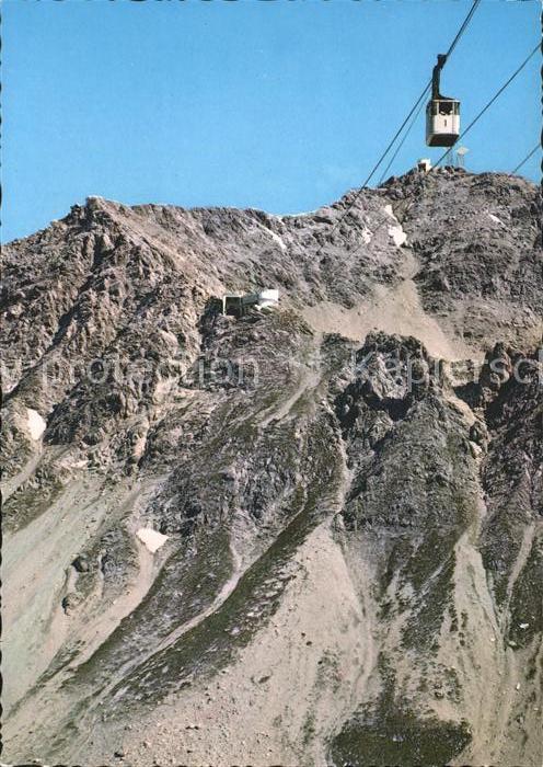 St Anton Arlberg Valluga Bergbahn mit Gratstation und Va