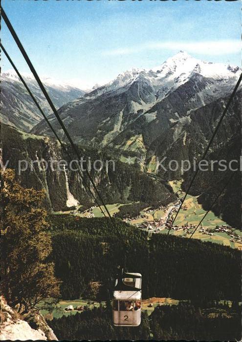Mayrhofen Zillertal Panorama Blick von der Penkenbahn Bergs