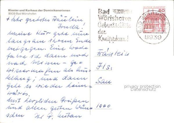 Bad Woerishofen Kloster Kurhaus der Dominikanerinnen Fl – Bild 2