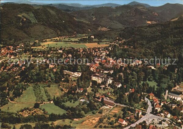 Badenweiler Thermalheilbad Schwarzwald Fliegeraufna