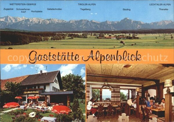 Bad Woerishofen Gasthaus Alpenblick Zugspitze Schneefer