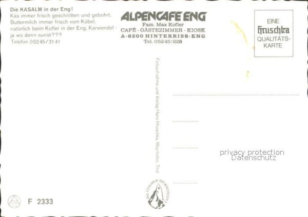Hinterriss Tirol Alpengasthof Eng – Bild 2