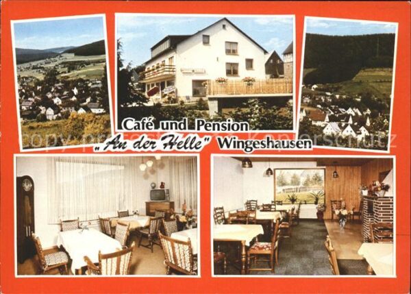 Wingeshausen Cafe Pension An der Helle