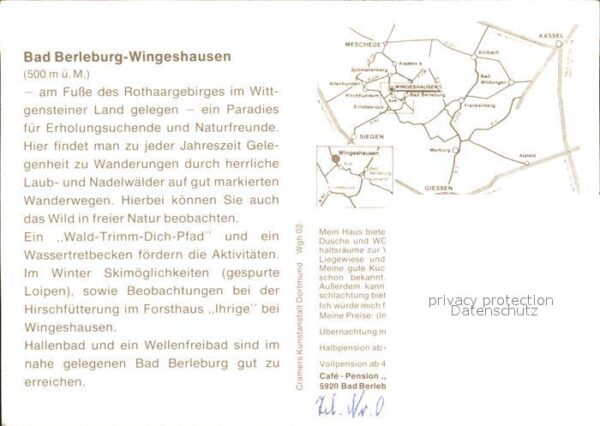 Wingeshausen Cafe Pension An der Helle – Bild 2