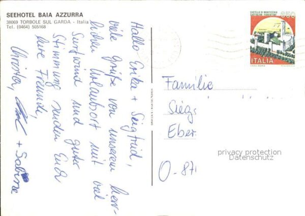 Torbole Lago di Garda Seehotel Baia Azzurra – Bild 2