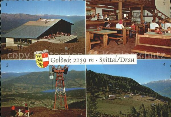 Doebriach Millstaettersee Goldeck Spittal Goldeckbahn Krendlmarbe