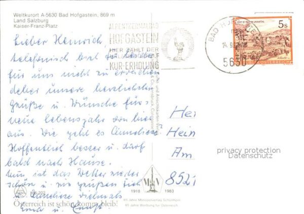 Bad Hofgastein Kaiser Franz Platz – Bild 2