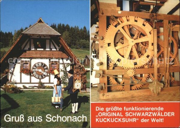 Schonach Schwarzwald Holzräderwerk Kuckucksruf
