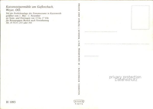 Weyer Enns Katzensteinermühle Gaflenzbach – Bild 2