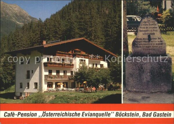 Boeckstein Cafe Pension Österreichische Evianquell