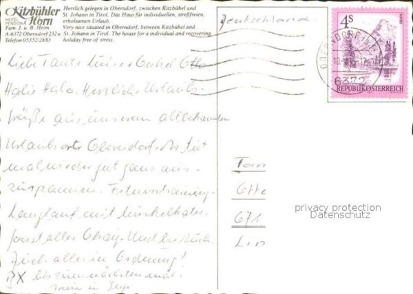 Oberndorf Tirol Kitzbühler Horn Hotel Pension – Bild 2