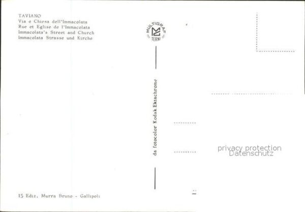 Taviano Immacolata Strasse Kirche – Bild 2