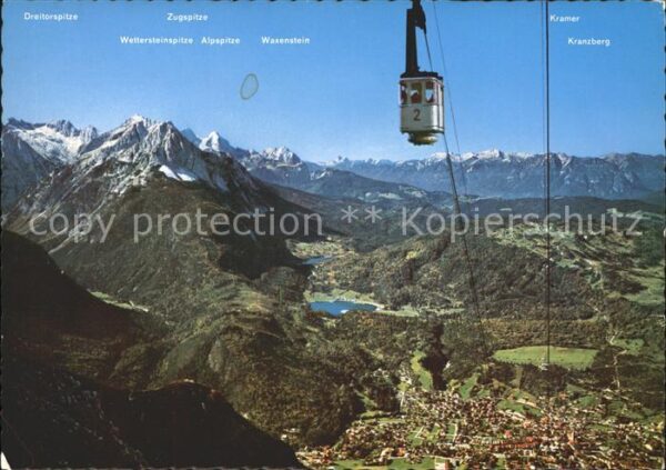 Karwendelbahn Dreitorspitze Zugspitze Wettersteinspit