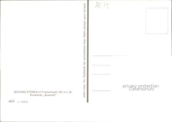 Bad Steben Kurklinik Auental – Bild 2