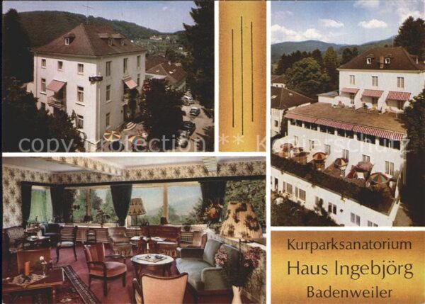 Badenweiler Kurparksanatorium Haus Ingebjörg