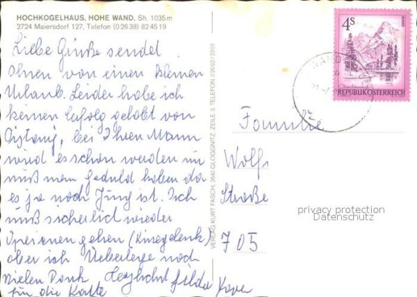 Maiersdorf Niederoesterreich Hochkogelhaus Hohe Wand – Bild 2