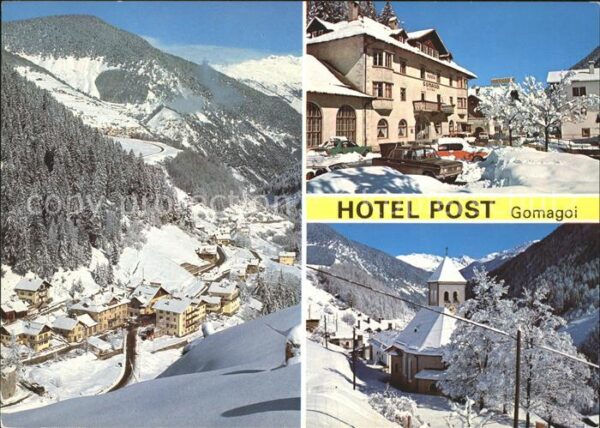 Stilfserjoch Passo dello Stelvio Hotel Post Gomagoi