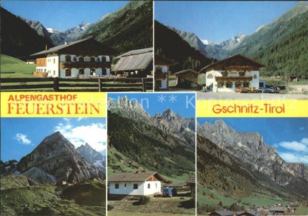 Gschnitz Tirol Alpengasthof Feuerstein Torsäule Kirchd