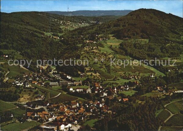 Sasbachwalden Fliegeraufnahme