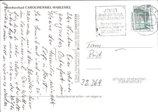 Carolinensiel-Harlesiel Ostfriesland Fliegeraufnahme – Bild 2