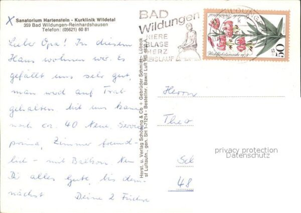 Reinhardshausen Sanatorium Hartenstein – Bild 2