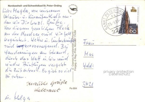 St Peter-Ording Fliegeraufnahme Nordseeheil Schwefelbad – Bild 2
