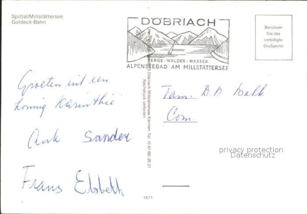 Doebriach Millstaettersee Spittal Goldeckbahn – Bild 2